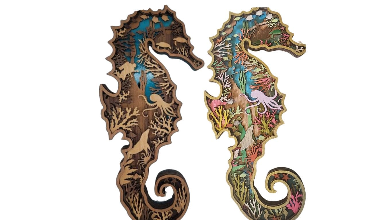 Aug 20; Wood Seahorse 6-8pm Aug 20; Wood Seahorse 6-8pm