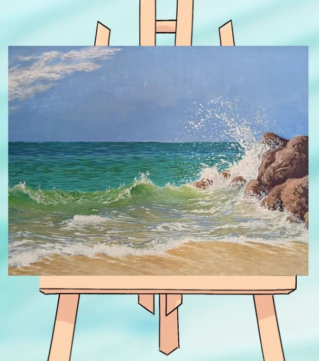 Summer Seaside Waves Series III