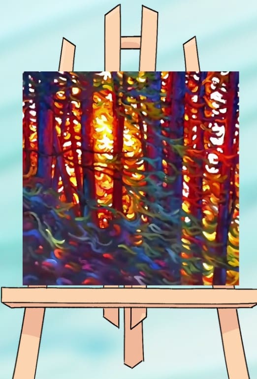 Forest Block Art