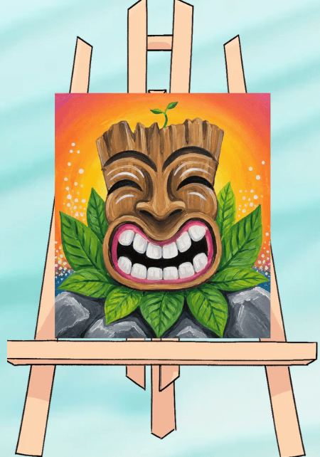 Tiki Grins: Tropical Totem Fun