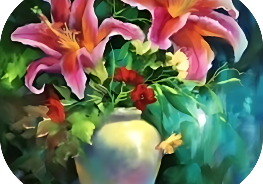 Lillies in a Vase